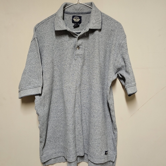 Dockers Men's Short Sleeve Polo Shirt Gray Size Medium - Picture 1 of 11